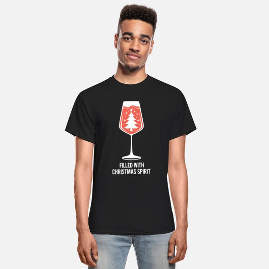 Filled With Christmas Spirit Wine Tree Festivity