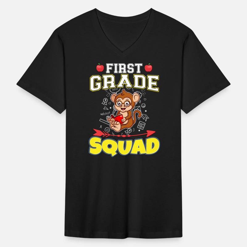 First Grade Squad Funny Elementary Primary School