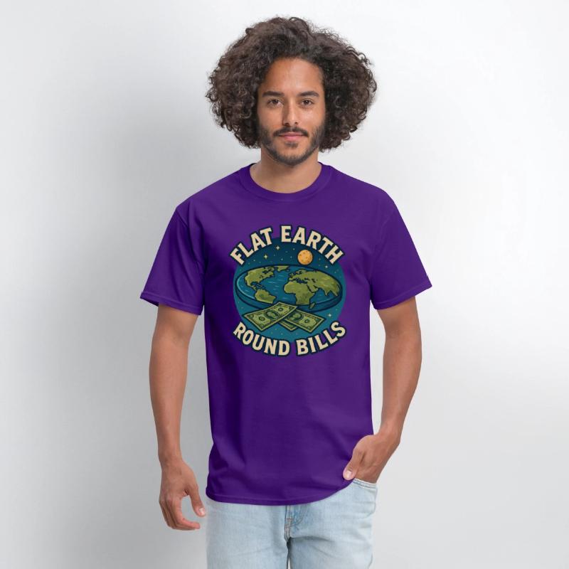 Flat Earth Conspiracy T-shirt