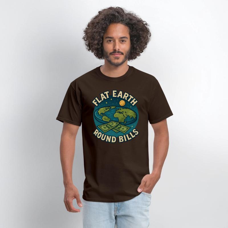 Flat Earth Conspiracy T-shirt