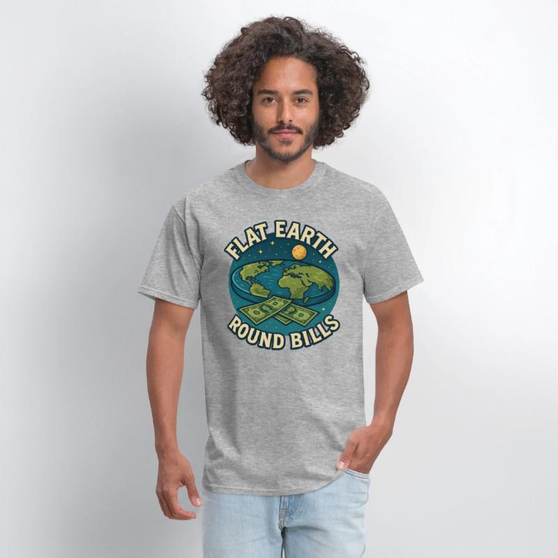 Flat Earth Conspiracy T-shirt