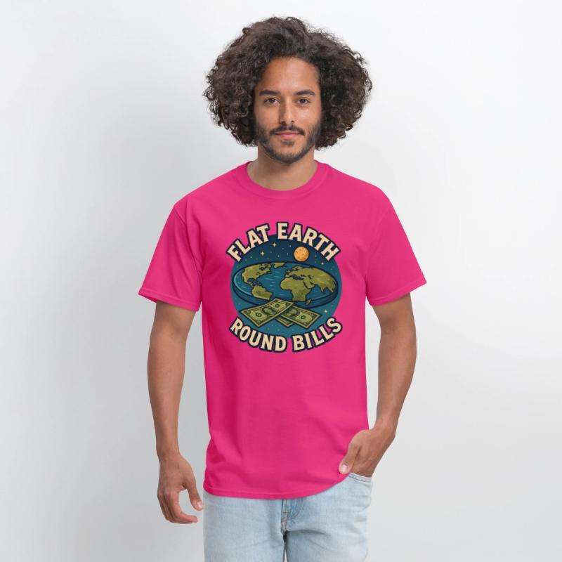 Flat Earth Conspiracy T-shirt