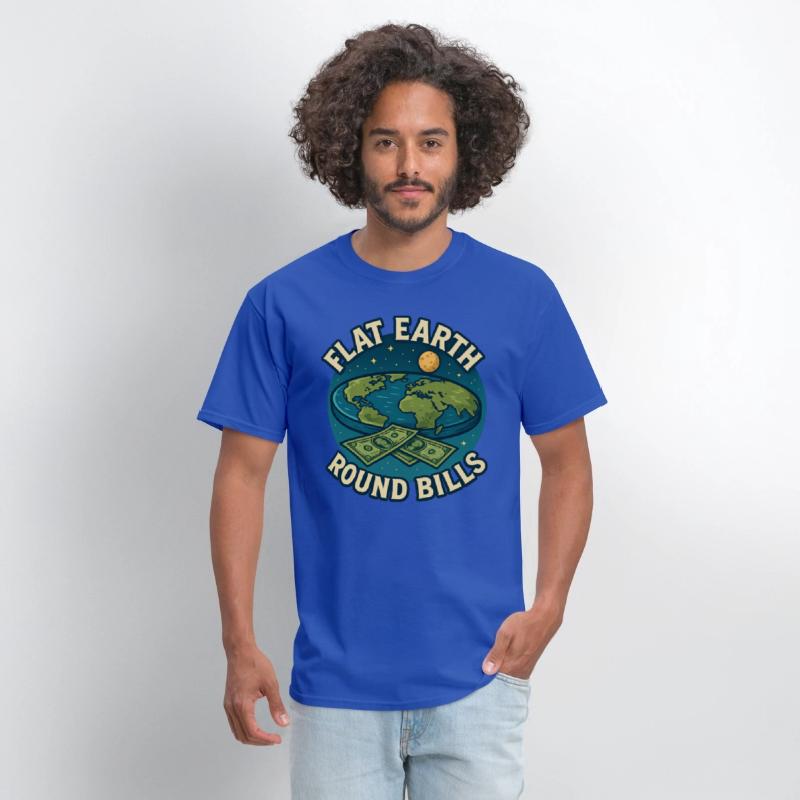 Flat Earth Conspiracy T-shirt
