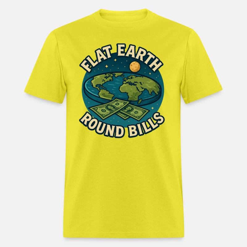 Flat Earth Conspiracy T-shirt