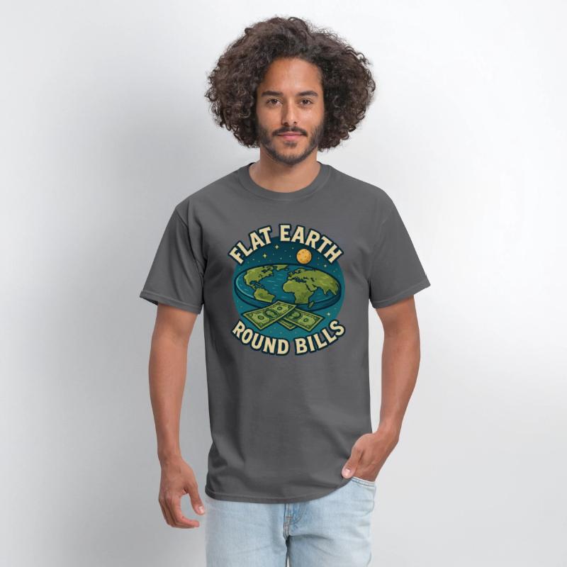 Flat Earth Conspiracy T-shirt