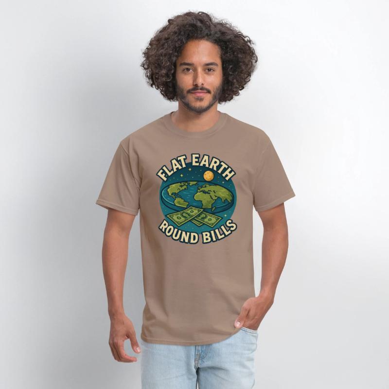 Flat Earth Conspiracy T-shirt