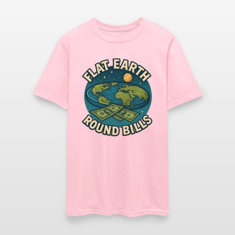 Flat Earth Conspiracy T-shirt