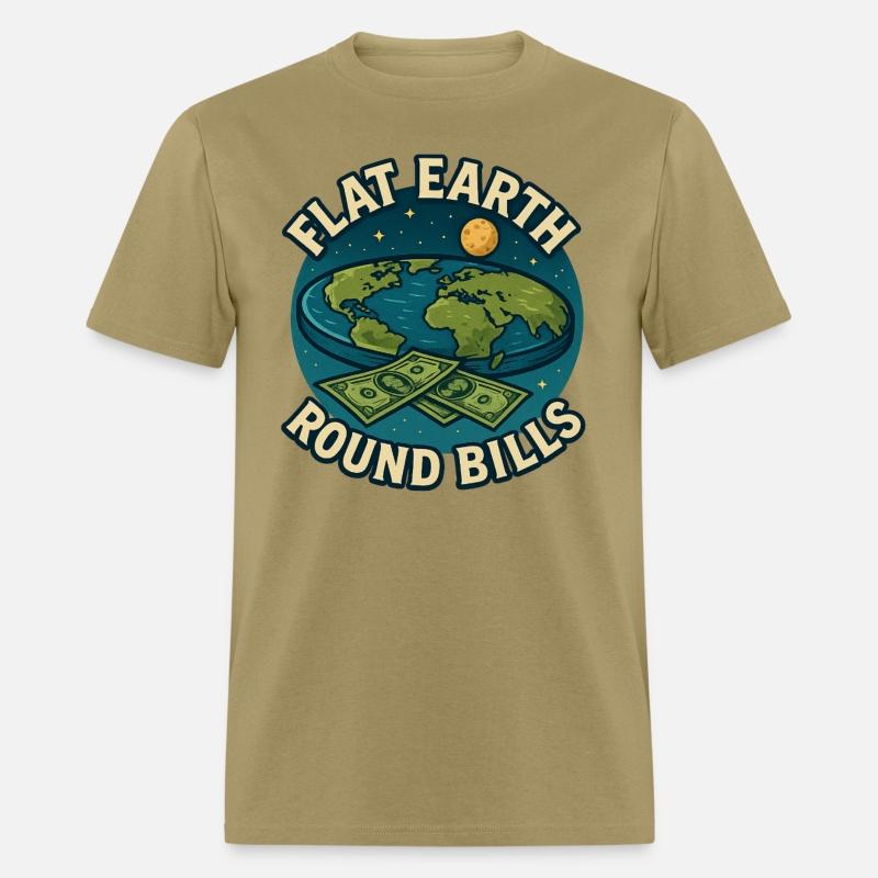 Flat Earth Conspiracy T-shirt