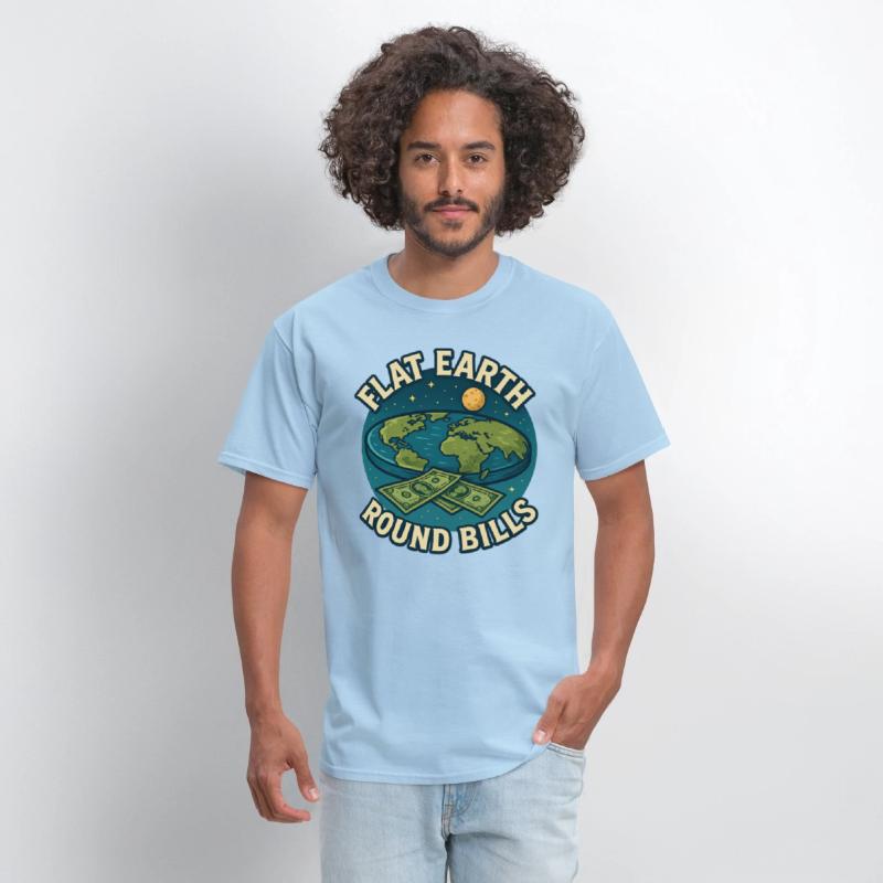 Flat Earth Conspiracy T-shirt
