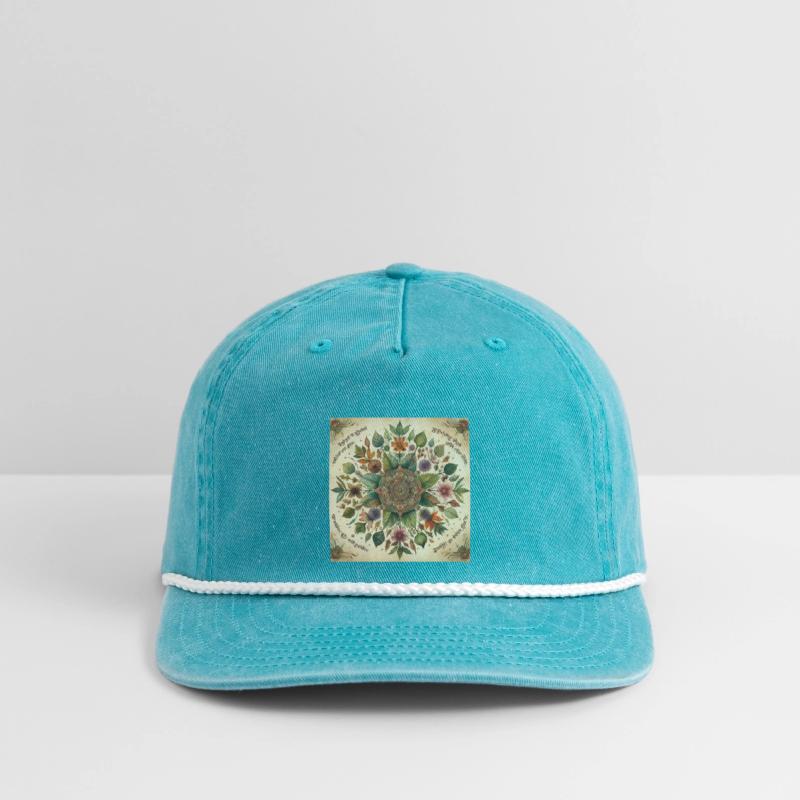 Floral Mandala with Sanskrit Inscriptions