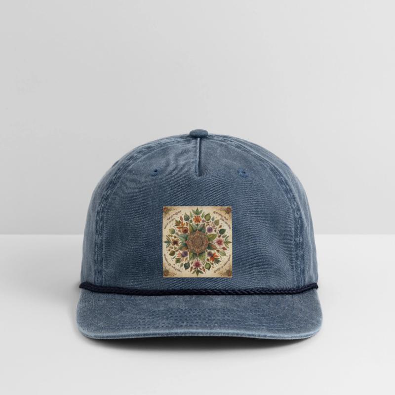 Floral Mandala with Sanskrit Inscriptions