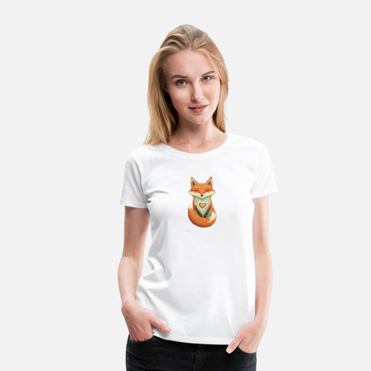 fox forest animals love heart nature animal kid