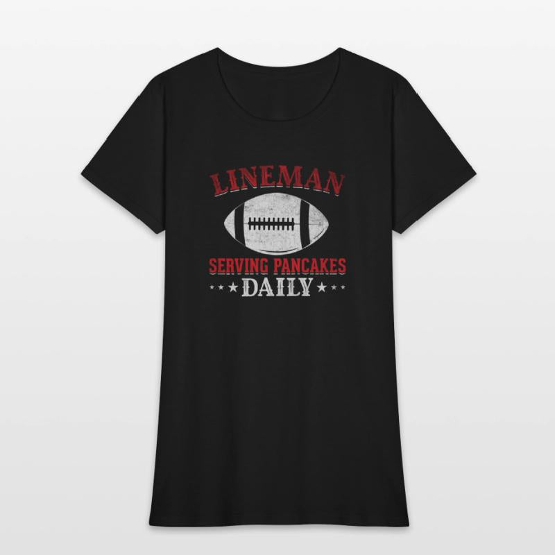 Funny Distressed Quote Football Lineman Serving Pa