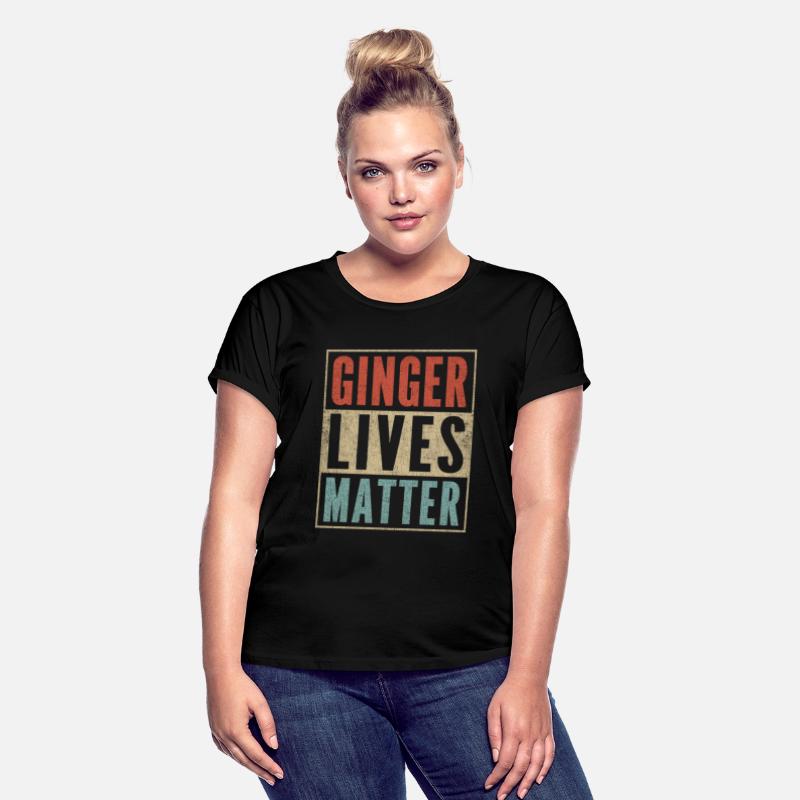Funny Ginger Lives Matter Retro Colors Redhead