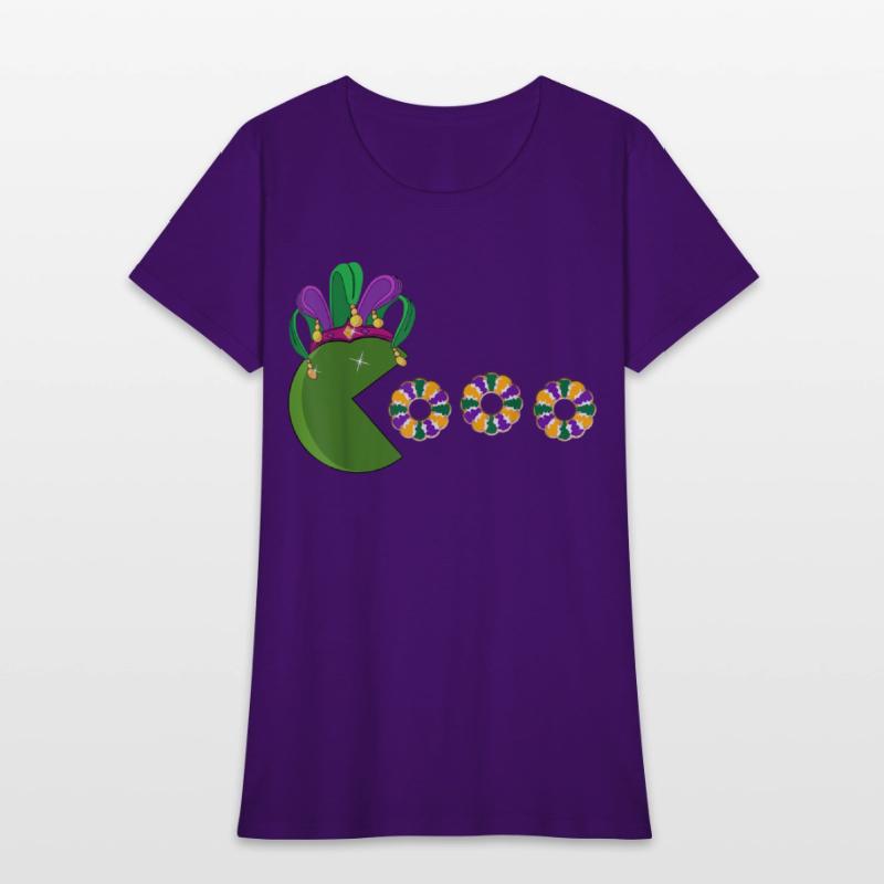 Funny Mardi Gras Hat Eating King Cakes - Mardi Gra