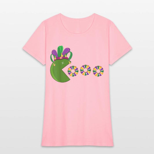 Funny Mardi Gras Hat Eating King Cakes - Mardi Gra