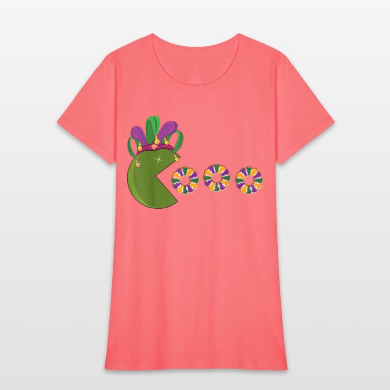 Funny Mardi Gras Hat Eating King Cakes - Mardi Gra