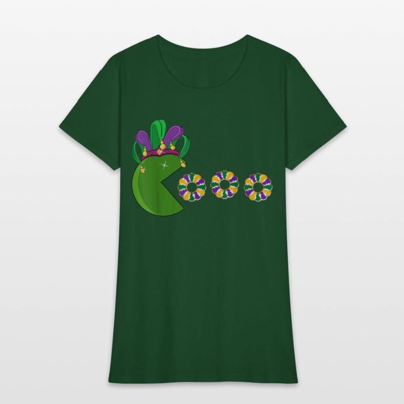 Funny Mardi Gras Hat Eating King Cakes - Mardi Gra