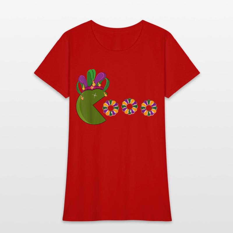 Funny Mardi Gras Hat Eating King Cakes - Mardi Gra