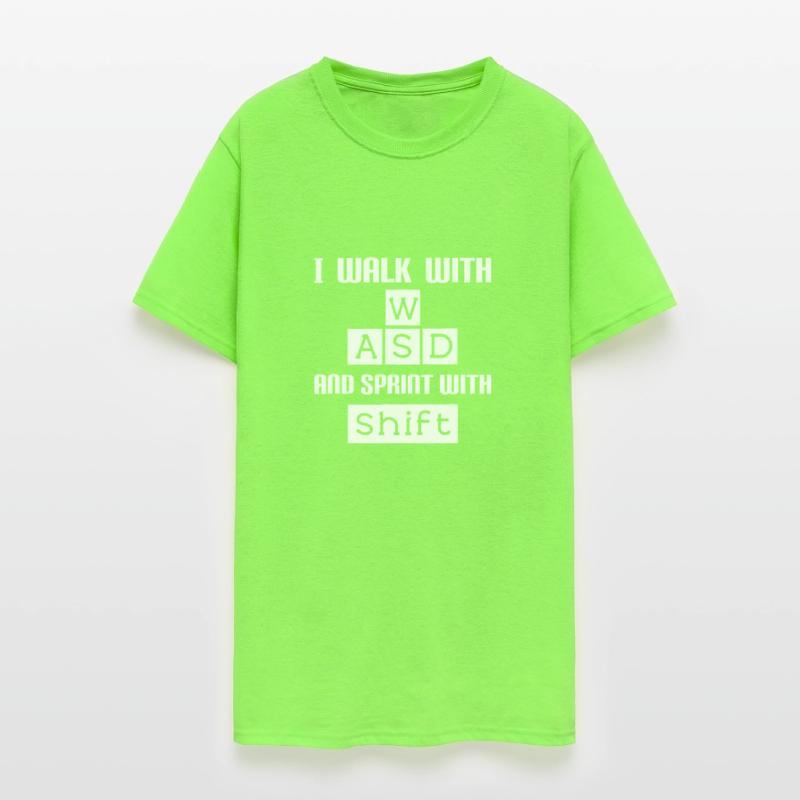 Funny PC Video Gamer WASD Gamingsprint with