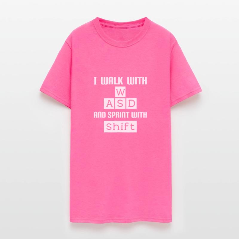 Funny PC Video Gamer WASD Gamingsprint with