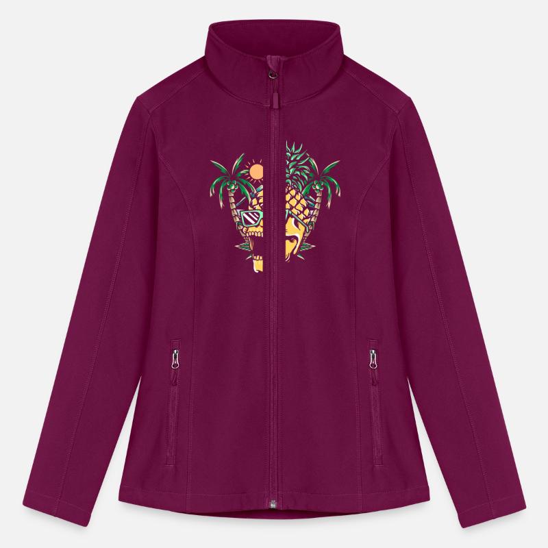 Funny pineapple skull