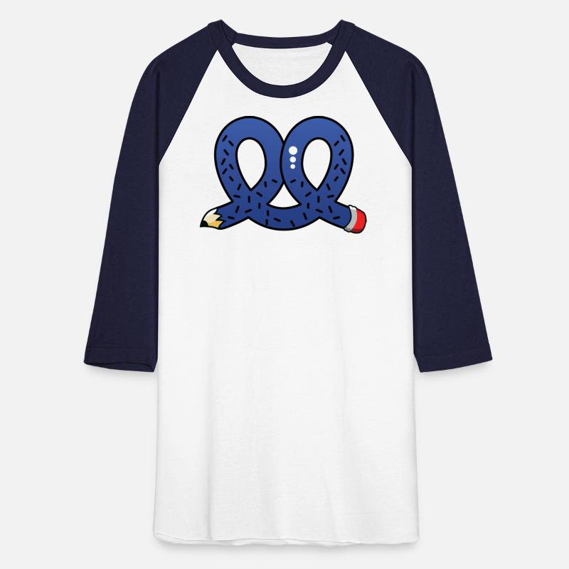 Funny pretzel biscuit pencil