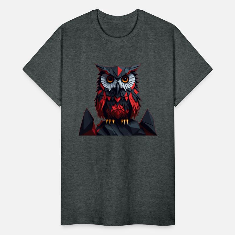 Geometric Hypnotic Owl | Bird of Prey