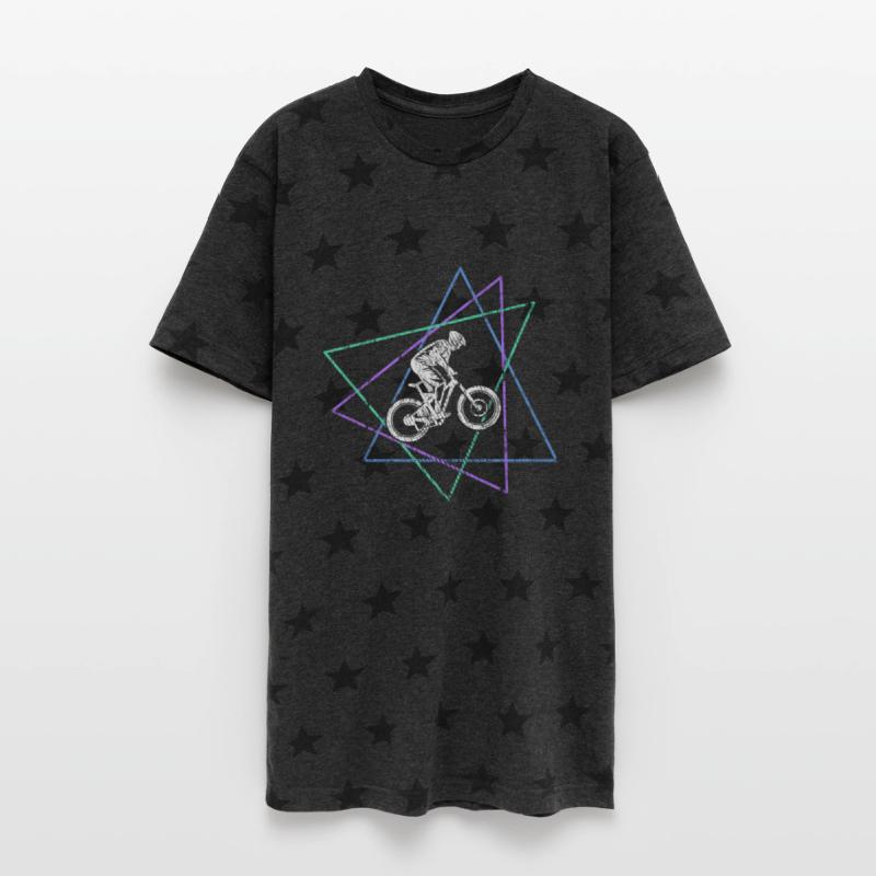 Geometric Mountain Biker