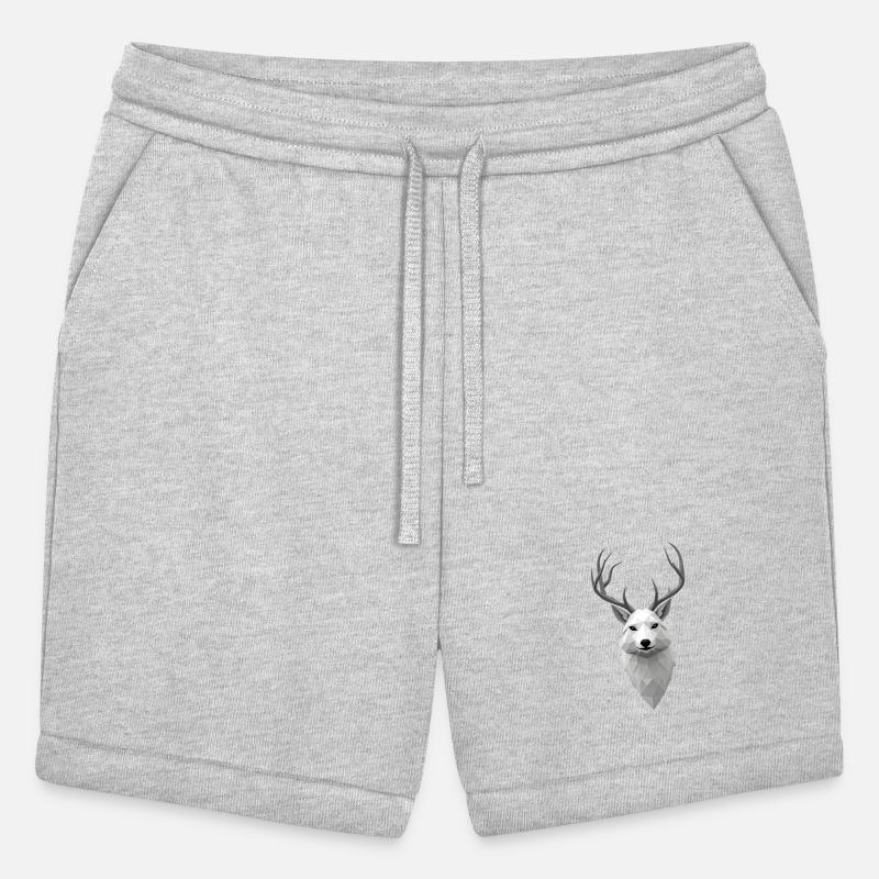 Geometric Winter Elk Illustration