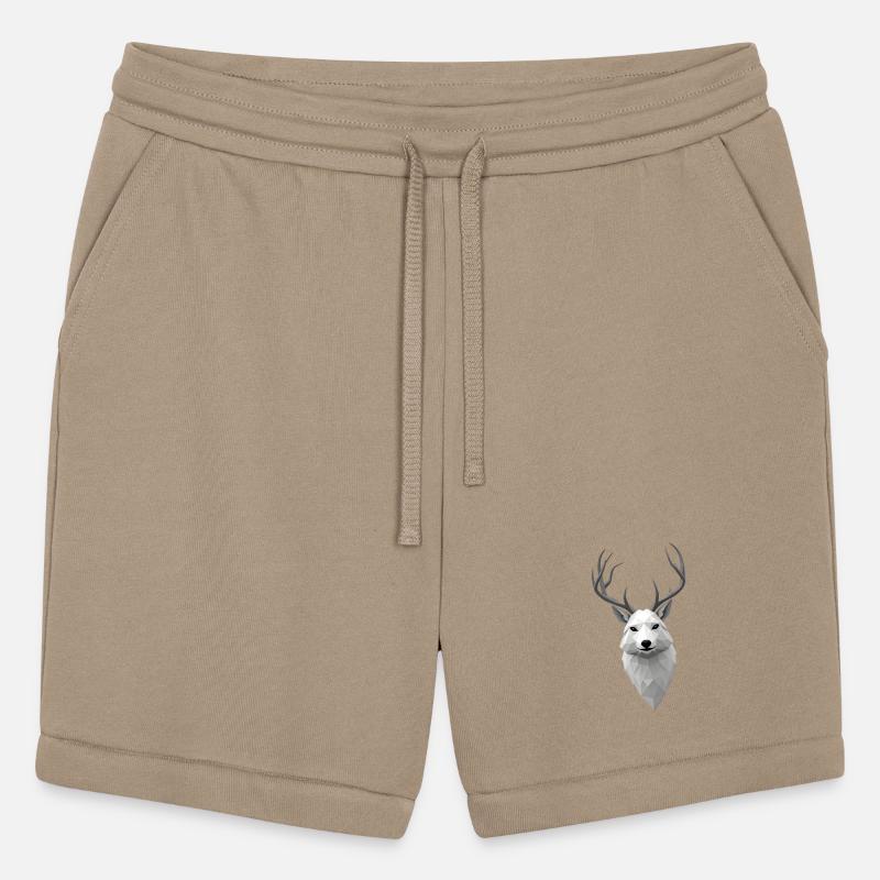 Geometric Winter Elk Illustration