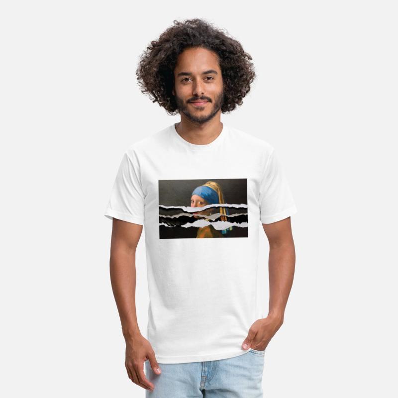 Girl With A Pearl Earring Paper Ripped