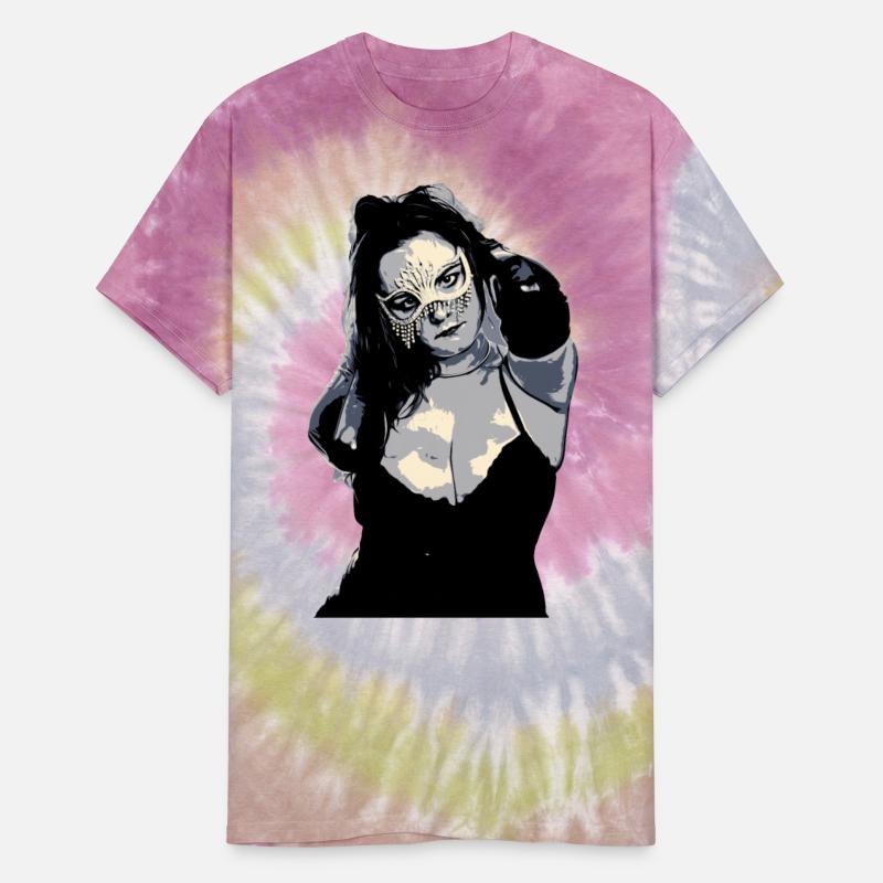 Glitter mask in blue gray