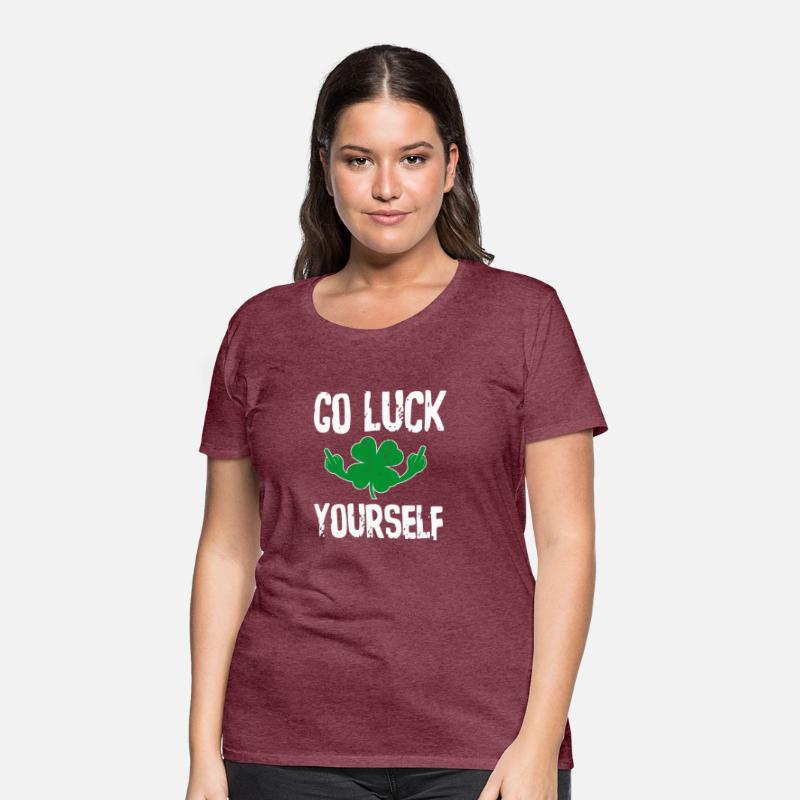 Go Luck Yourself Bad Clover St Pattys Day Sweat