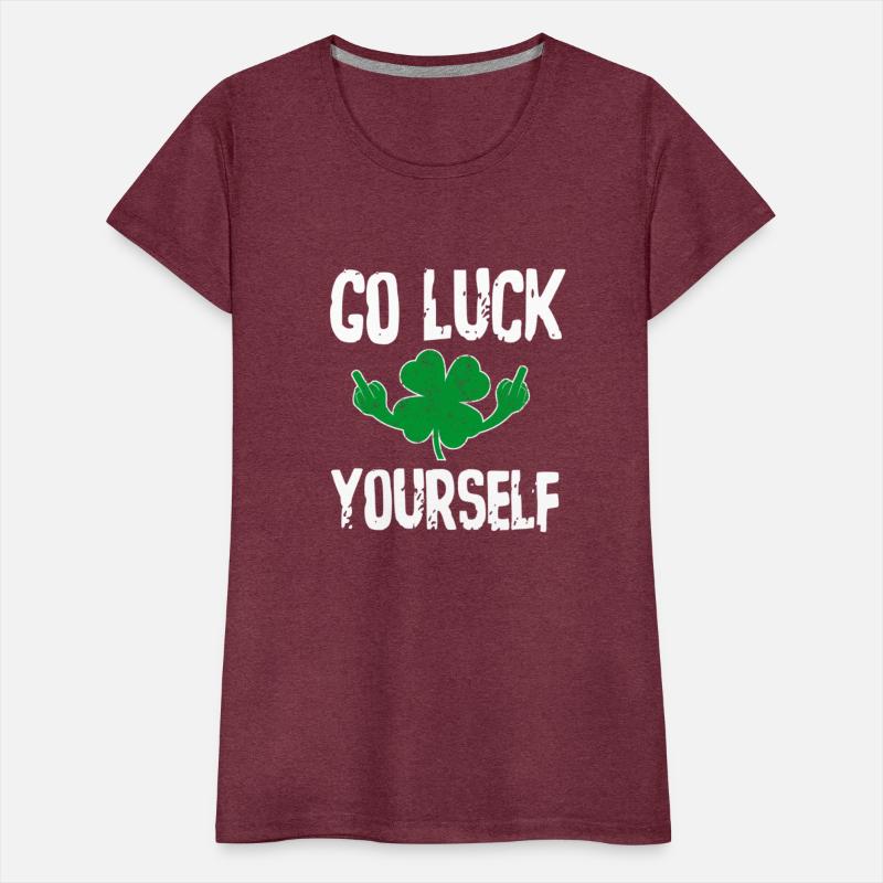 Go Luck Yourself Bad Clover St Pattys Day Sweat