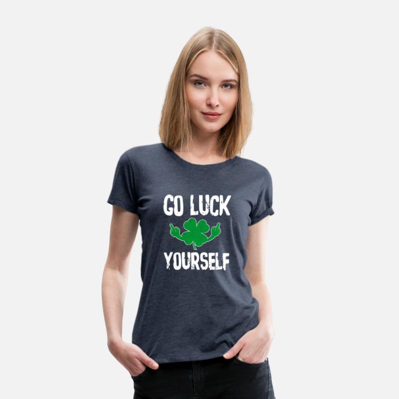 Go Luck Yourself Bad Clover St Pattys Day Sweat