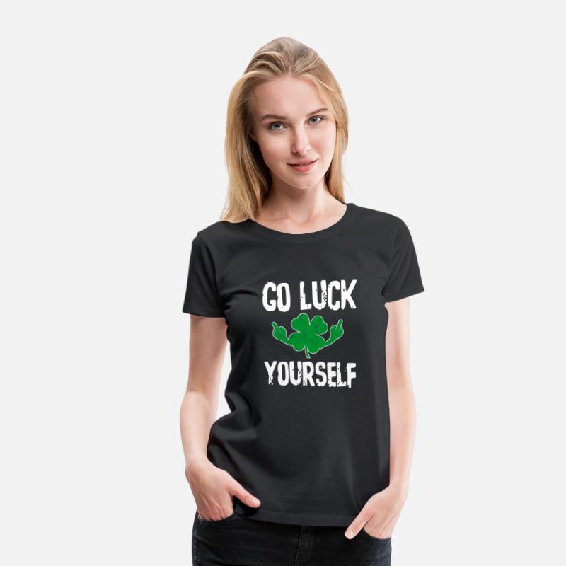 Go Luck Yourself Bad Clover St Pattys Day Sweat