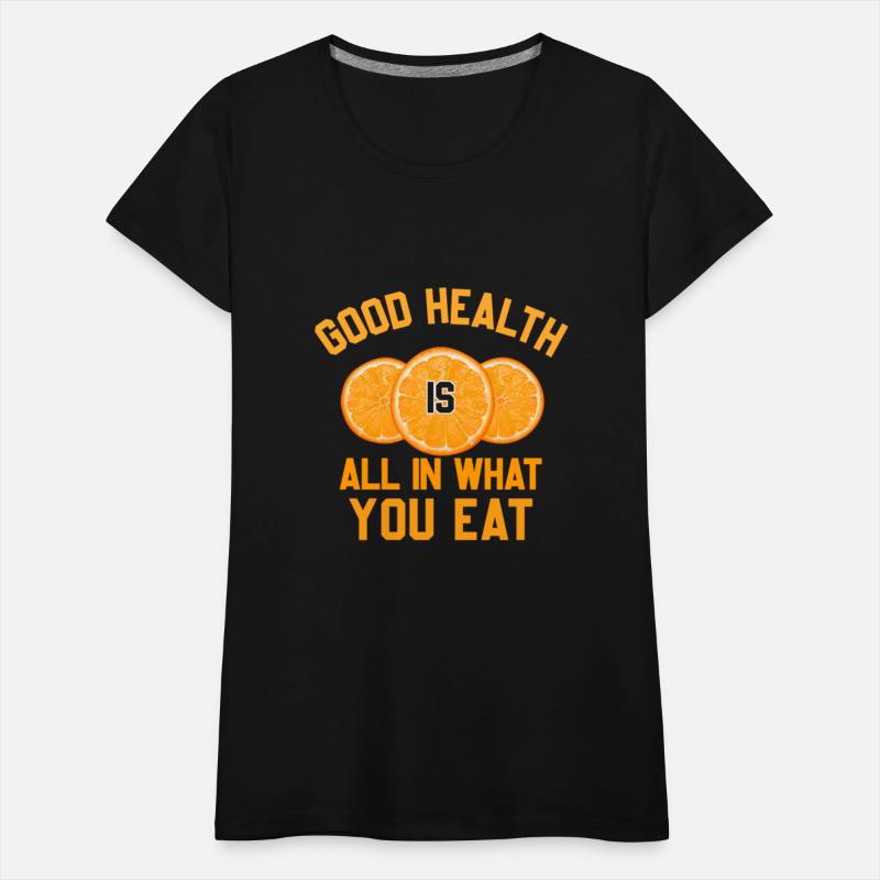 Good health is All in what you eat, orange style