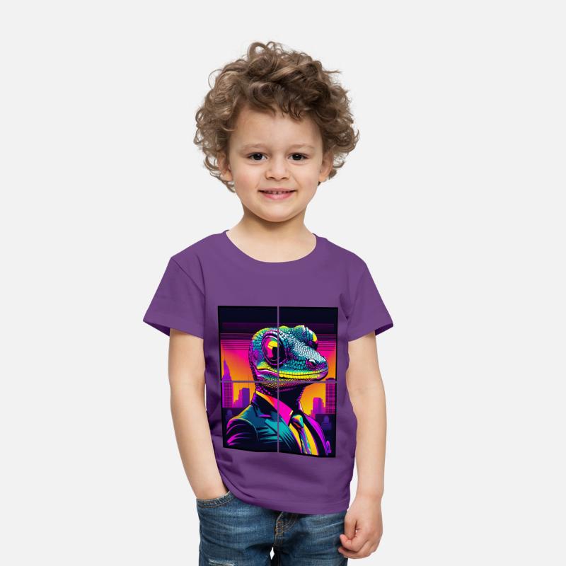 Gorden the AI Gecko - Kids Shirt Design