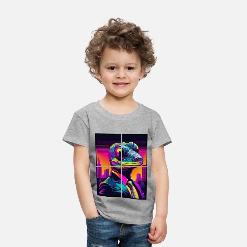 Gorden the AI Gecko - Kids Shirt Design