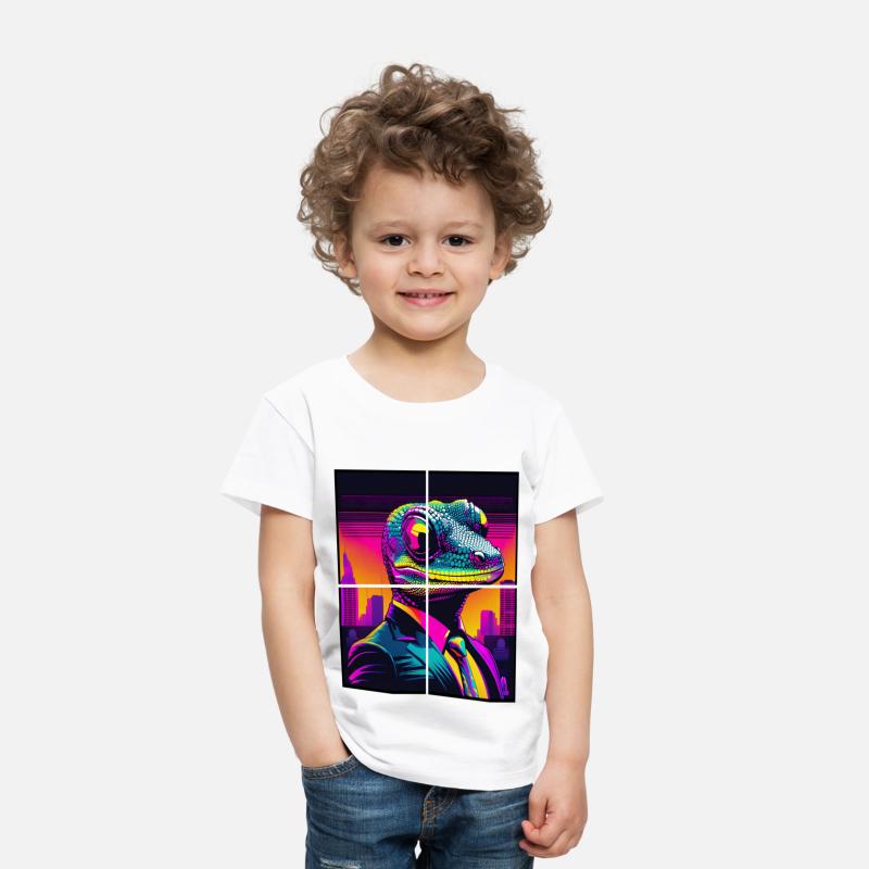 Gorden the AI Gecko - Kids Shirt Design