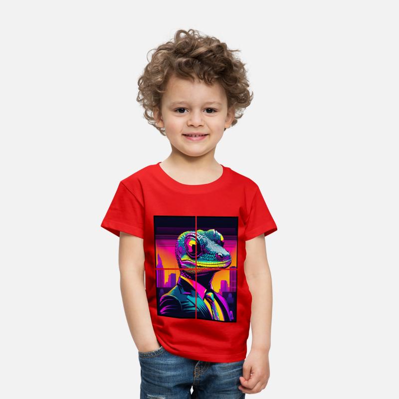 Gorden the AI Gecko - Kids Shirt Design
