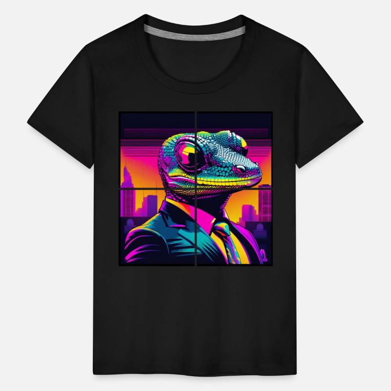 Gorden the AI Gecko - Kids Shirt Design