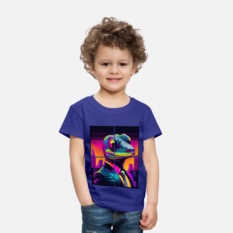 Gorden the AI Gecko - Kids Shirt Design