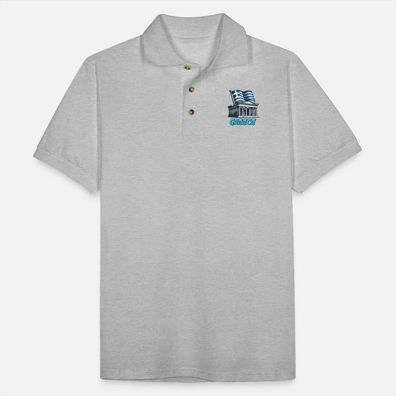 Greece - Parthenon - flag of Greece