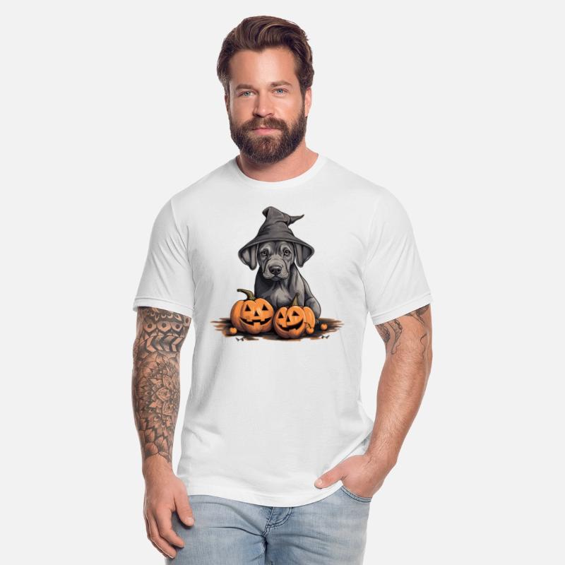 Halloween Witch Hat Pumpkin Dog Great Dane