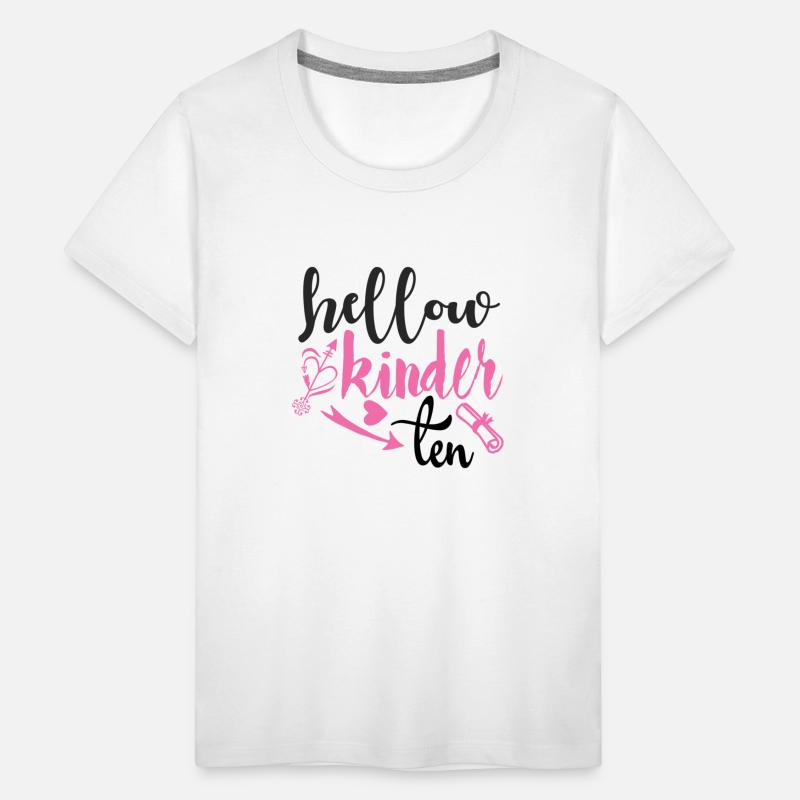 "Hello Kinder Ten" T-Shirt - Celebrate Your Child'