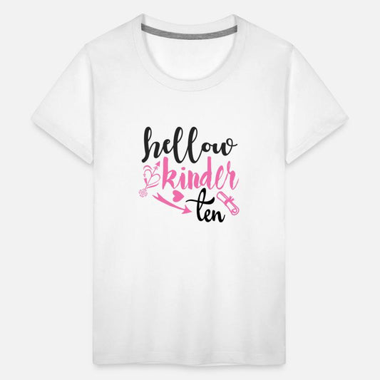"Hello Kinder Ten" T-Shirt - Celebrate Your Child'