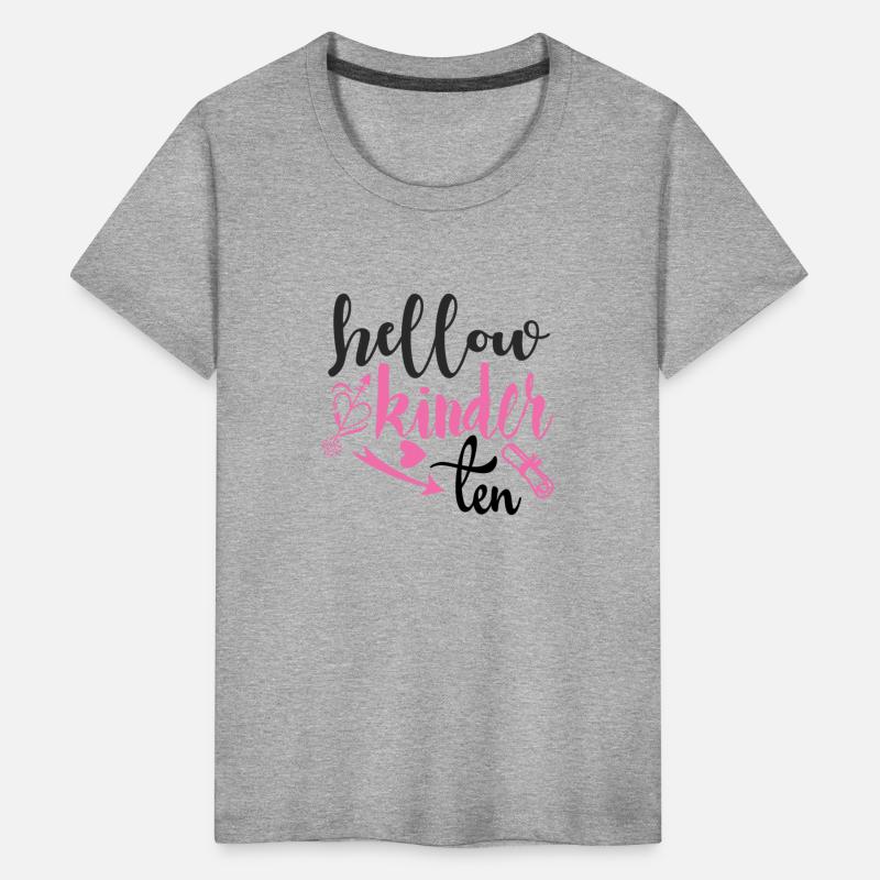 "Hello Kinder Ten" T-Shirt - Celebrate Your Child'