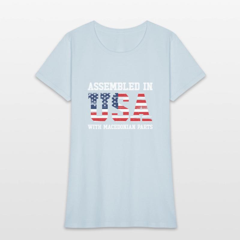 Macedonian American Patriot USA Grown Macedonia